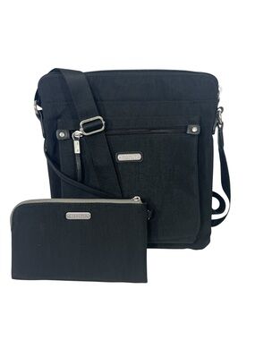 BAGGALLINI Go Bagg Crossbody Bag BLACK RFID phone wristlet